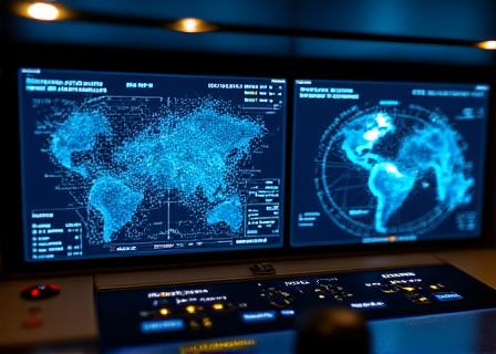 Interfaccia di navigazione avanzata superyacht con dati 3D